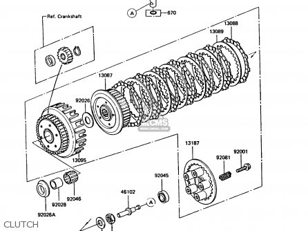 CLUTCH - Z550G5 GT550 1988 SWEDEN FG