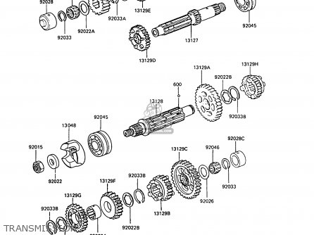 TRANSMISSION - Z550G6 GT550 1989 EUROPE FG SP