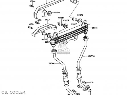 OIL COOLER - Z550G6 GT550 1989 EUROPE FG SP