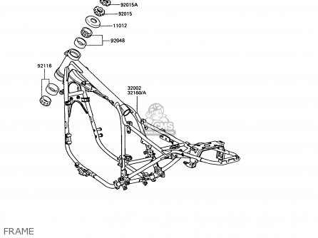 FRAME - Z550G6 GT550 1989 EUROPE FG SP