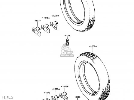 TIRES - Z550G6 GT550 1989 EUROPE FG SP