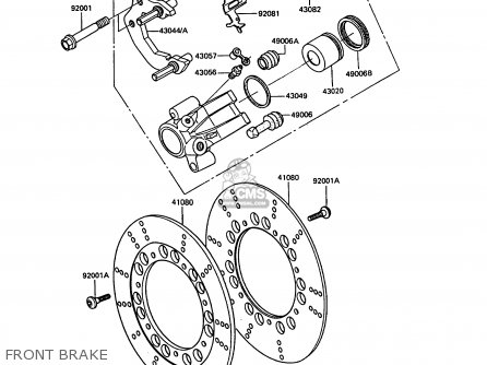 FRONT BRAKE - Z550G6 GT550 1989 EUROPE FG SP