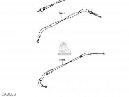 CABLES - Z550G6 GT550 1989 EUROPE FG SP
