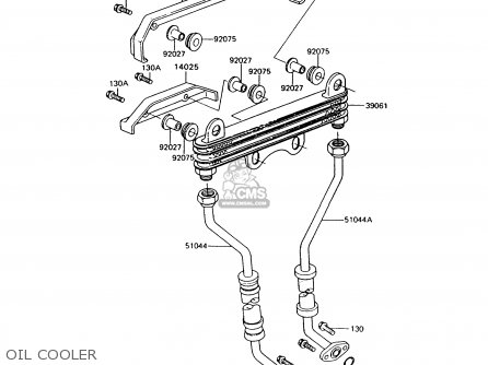OIL COOLER - Z550G7 GT550 1991 EUROPE UK SD SP
