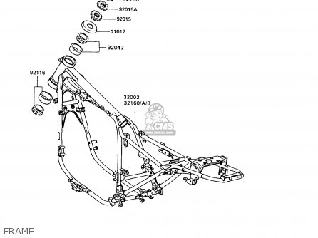 FRAME - Z550G7 GT550 1991 EUROPE UK SD SP