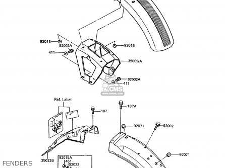 FENDERS - Z550G7 GT550 1991 EUROPE UK SD SP