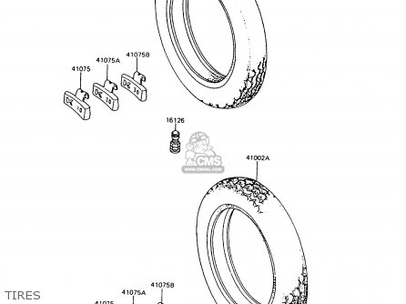 TIRES - Z550G7 GT550 1991 EUROPE UK SD SP