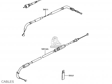 CABLES - Z550G7 GT550 1991 EUROPE UK SD SP
