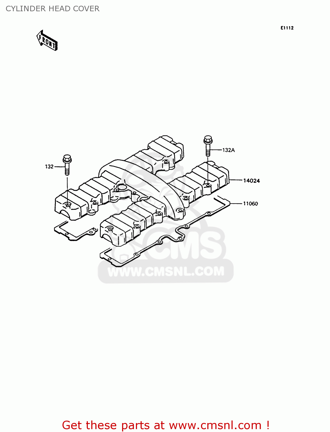 CYLINDER HEAD COVER Z550G8 GT550 1993 UNITED KINGDOM