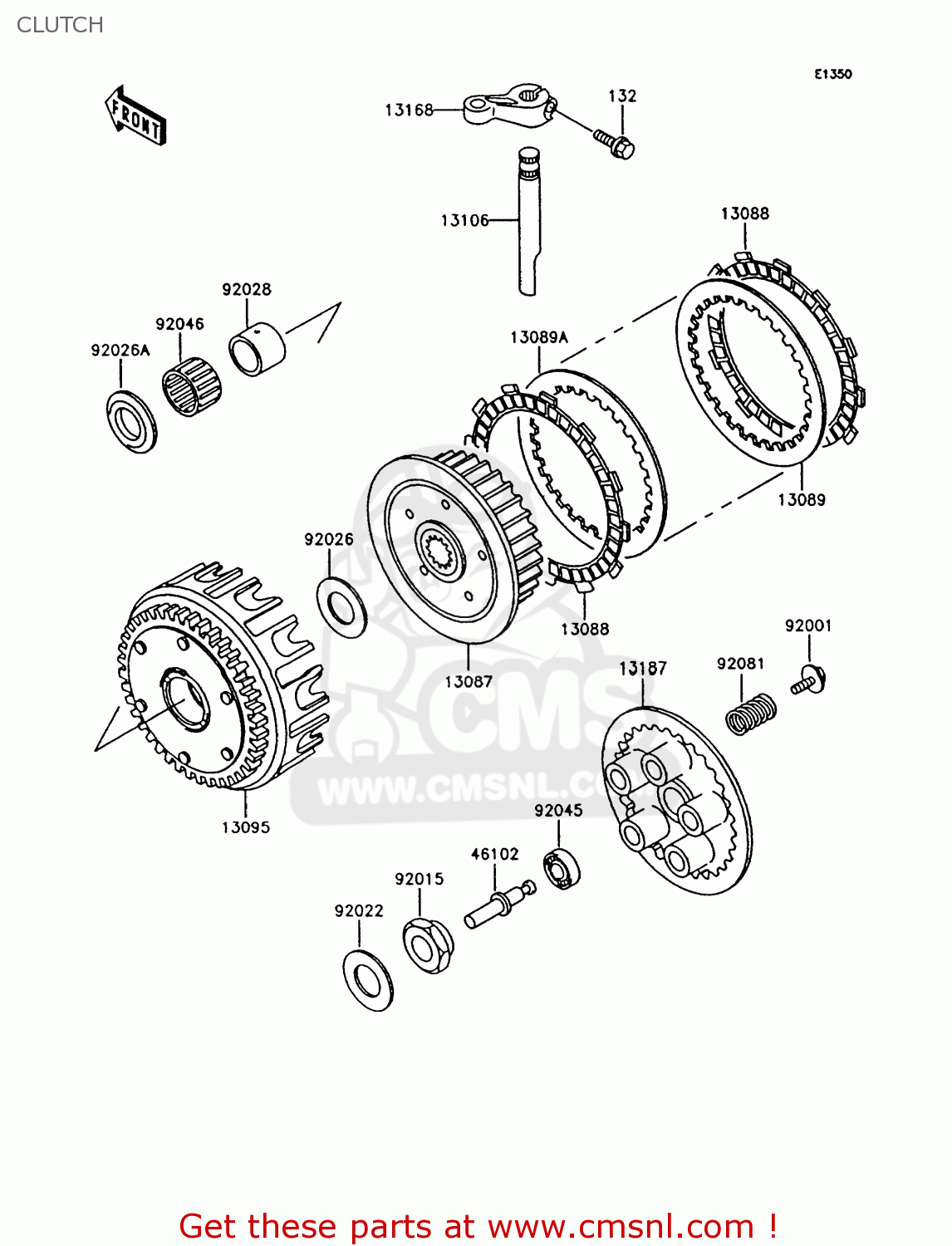 CLUTCH Z550G9 GT550 1994 UNITED KINGDOM