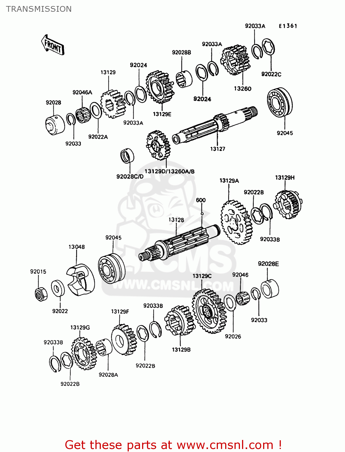 TRANSMISSION Z550G9 GT550 1994 UNITED KINGDOM