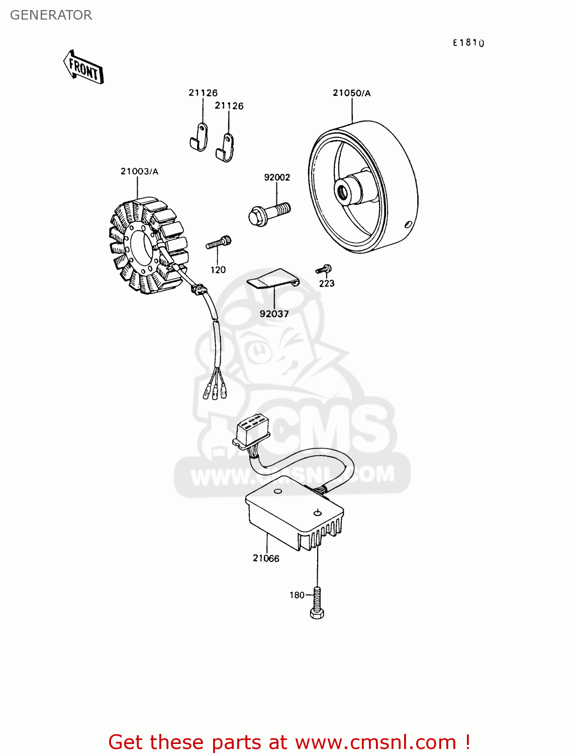 GENERATOR Z550G9 GT550 1994 UNITED KINGDOM