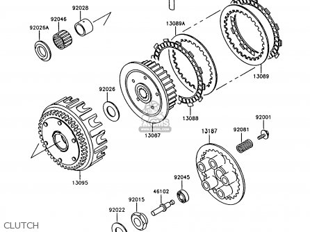 CLUTCH - Z550G9 GT550 1994 UNITED KINGDOM