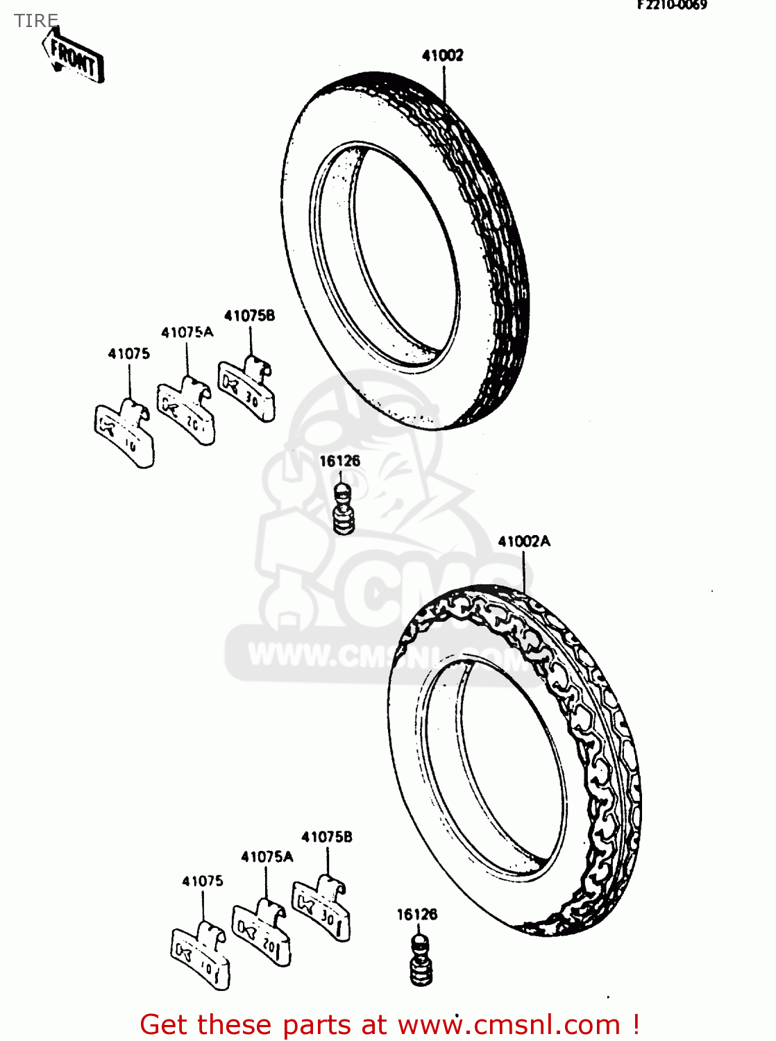 TIRE Z750L4 1984 EUROPE UK FR SD WG