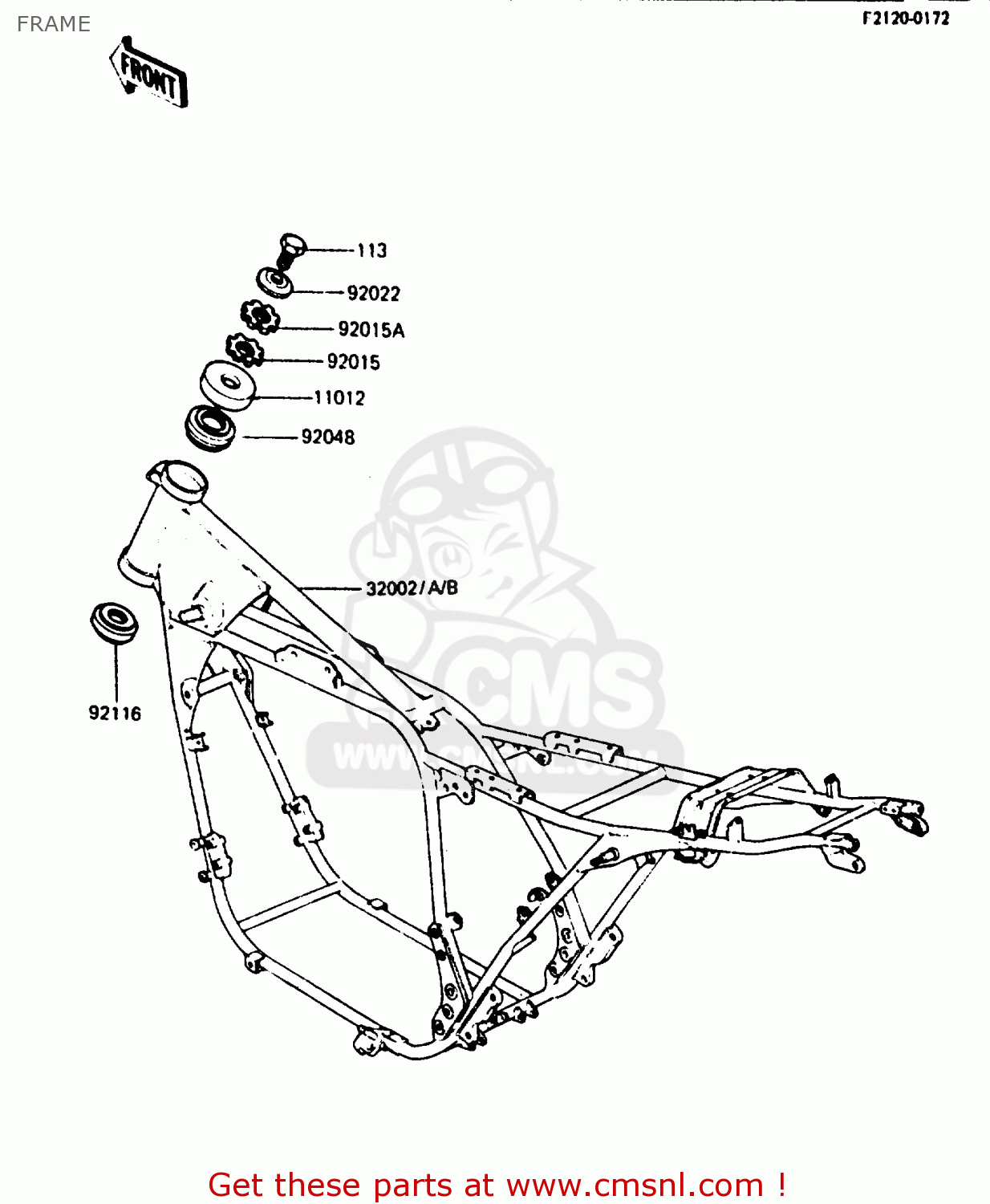 FRAME Z750L4 1984 EUROPE UK FR SD WG