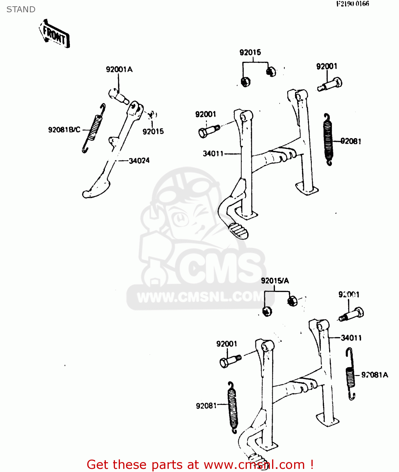 STAND Z750L4 1984 EUROPE UK FR SD WG