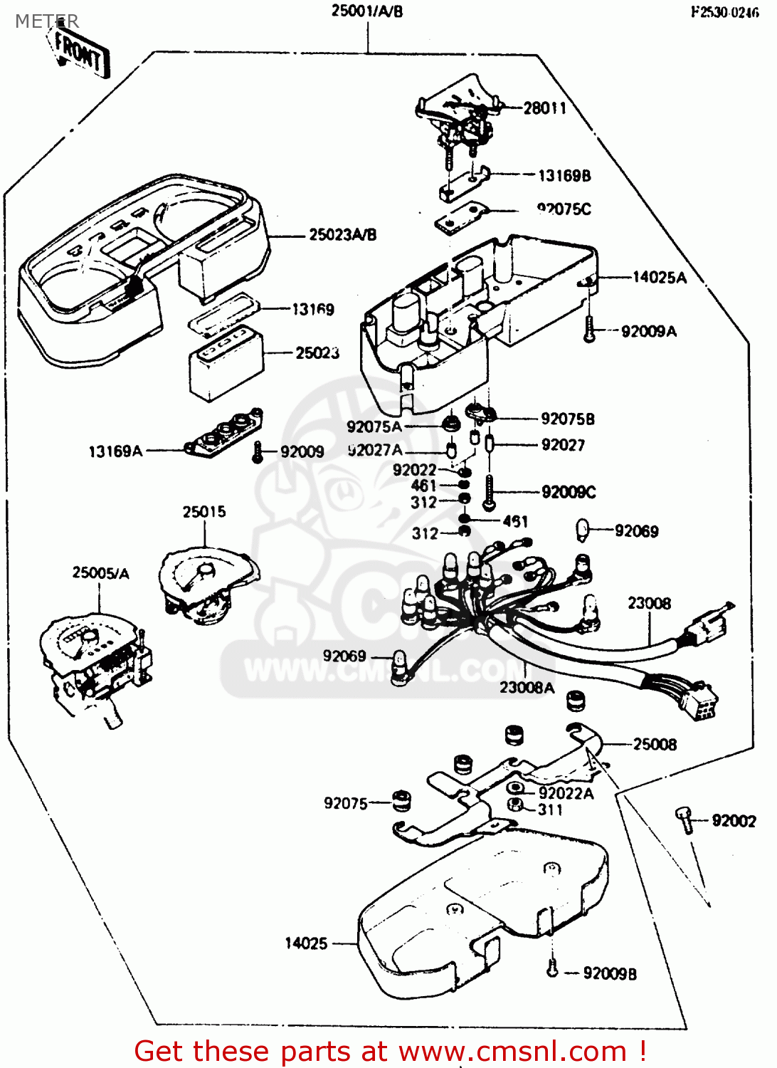 METER Z750L4 1984 EUROPE UK FR SD WG
