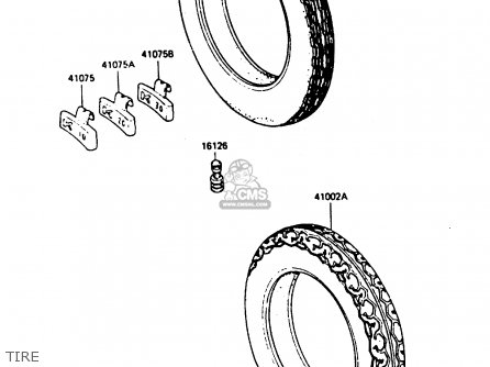 TIRE - Z750L4 1984 EUROPE UK FR SD WG