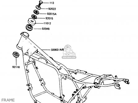 FRAME - Z750L4 1984 EUROPE UK FR SD WG
