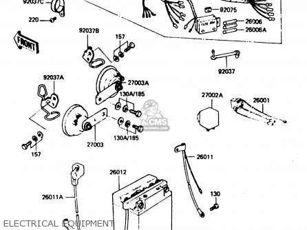 ELECTRICAL EQUIPMENT - Z750L4 1984 EUROPE UK FR SD WG