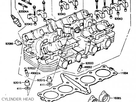 CYLINDER HEAD - Z750P3 1984 UNITED KINGDOM FR
