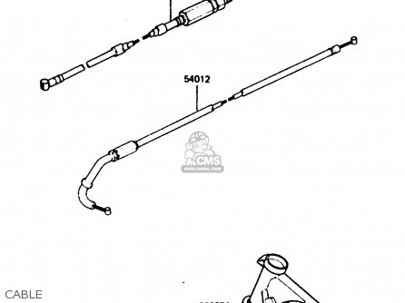 CABLE - Z750P3 1984 UNITED KINGDOM FR