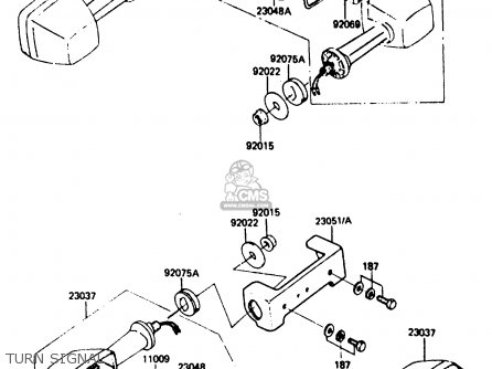 TURN SIGNAL - Z750P3 1984 UNITED KINGDOM FR