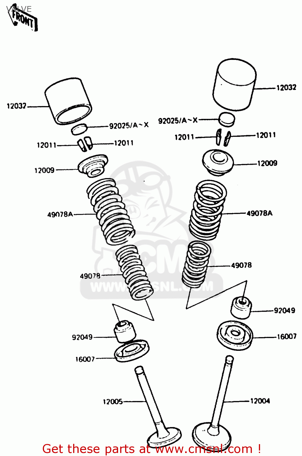 VALVE Z750P4 1985 UNITED KINGDOM WG