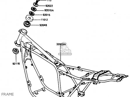 FRAME - Z750P4 1985 UNITED KINGDOM WG