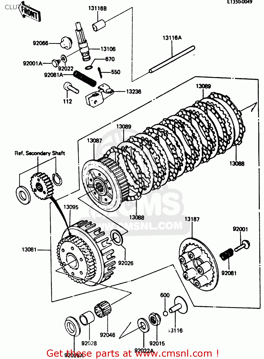 CLUTCH Z750P5 1987 UNITED KINGDOM / MPH