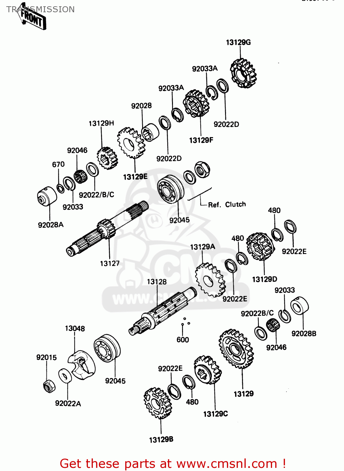 TRANSMISSION Z750P5 1987 UNITED KINGDOM / MPH