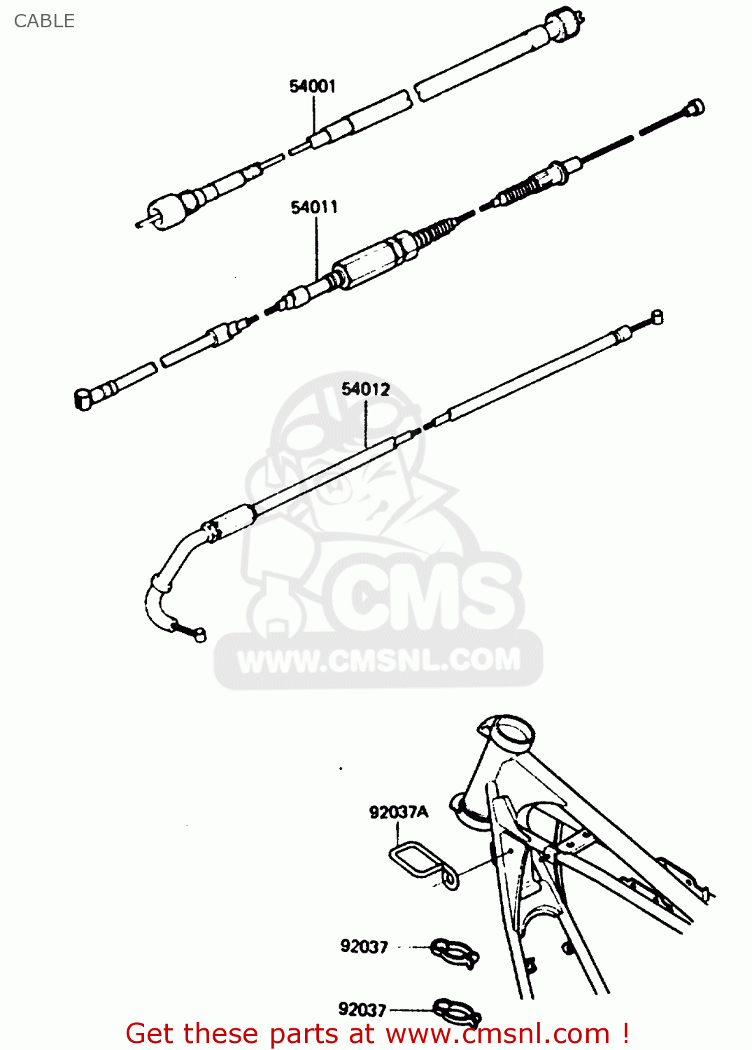 CABLE Z750P5 1987 UNITED KINGDOM / MPH