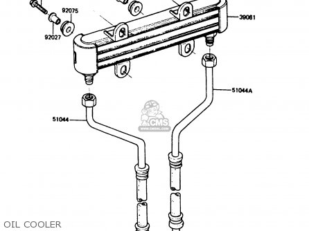 OIL COOLER - Z750P5 1987 UNITED KINGDOM / MPH