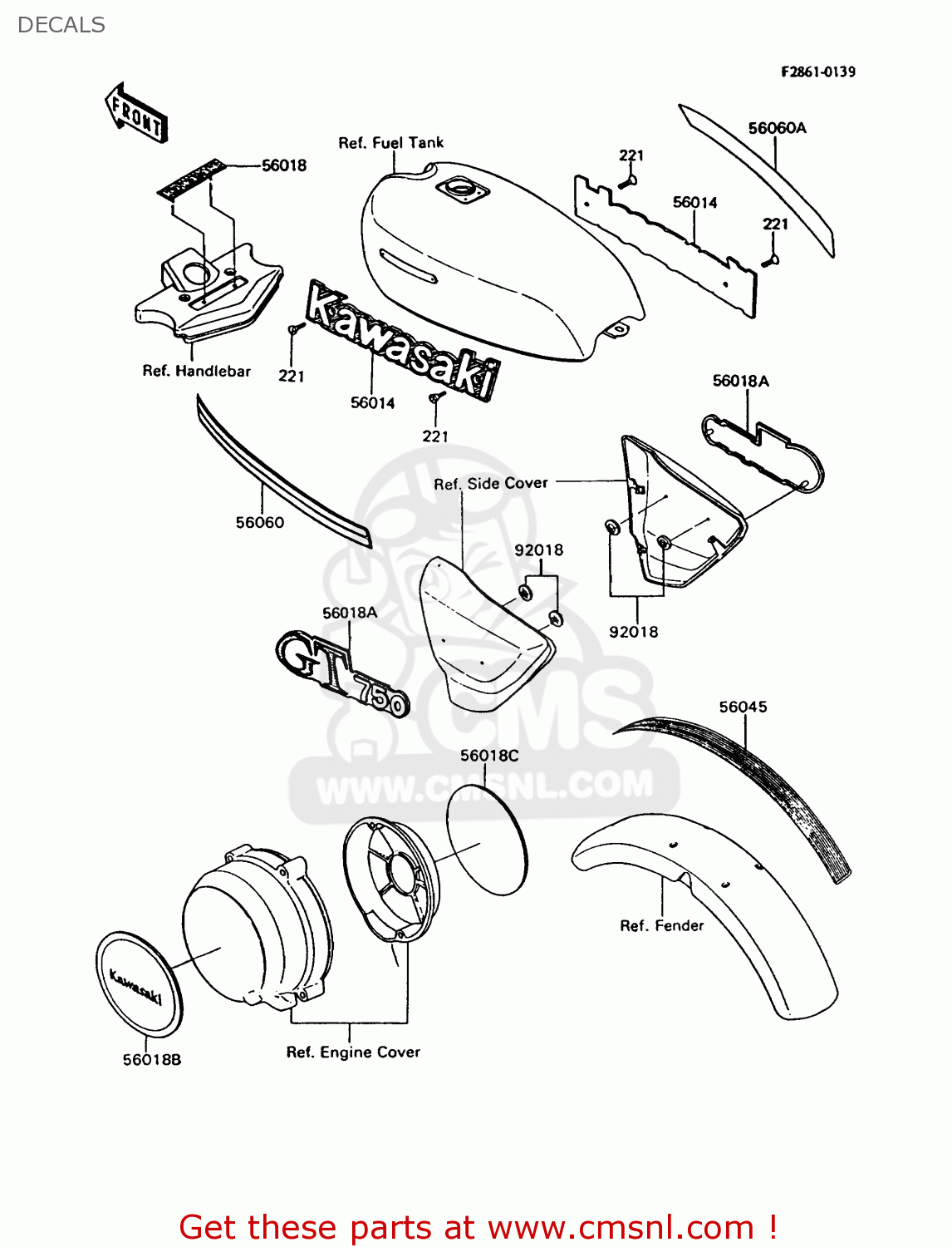 DECALS Z750P7 GT750 1992 EUROPE UK