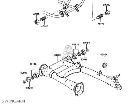 SWINGARM - Z750P7 GT750 1992 EUROPE UK