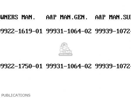 PUBLICATIONS - Z750P7 GT750 1992 EUROPE UK