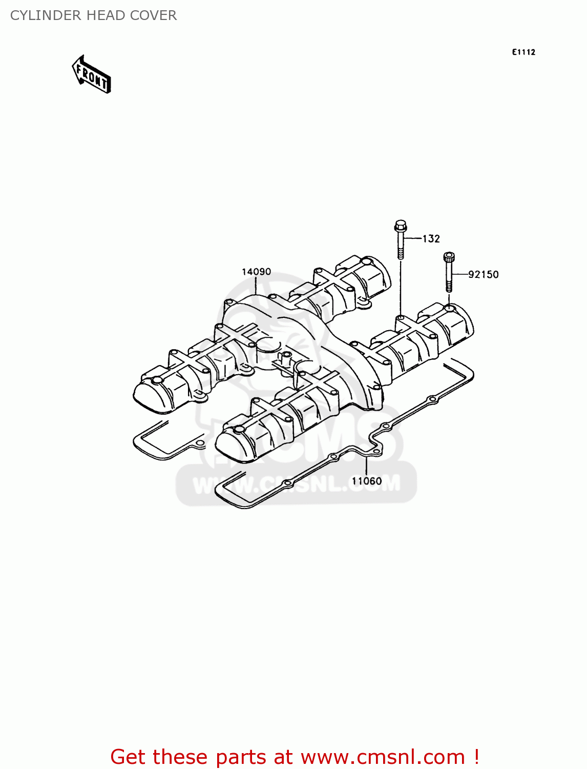 CYLINDER HEAD COVER Z750P9 GT750 1994 UNITED KINGDOM