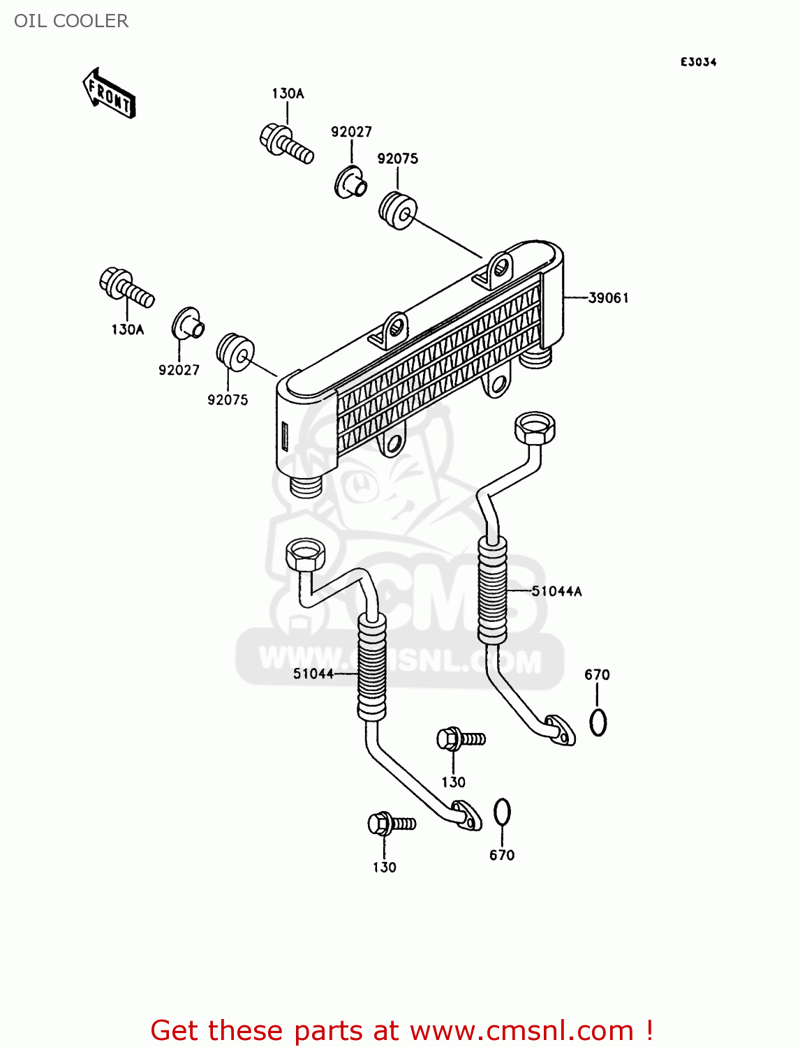 OIL COOLER Z750P9 GT750 1994 UNITED KINGDOM