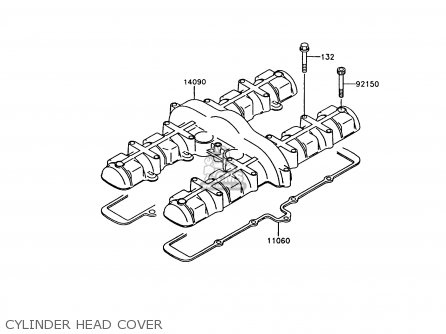 CYLINDER HEAD COVER - Z750P9 GT750 1994 UNITED KINGDOM
