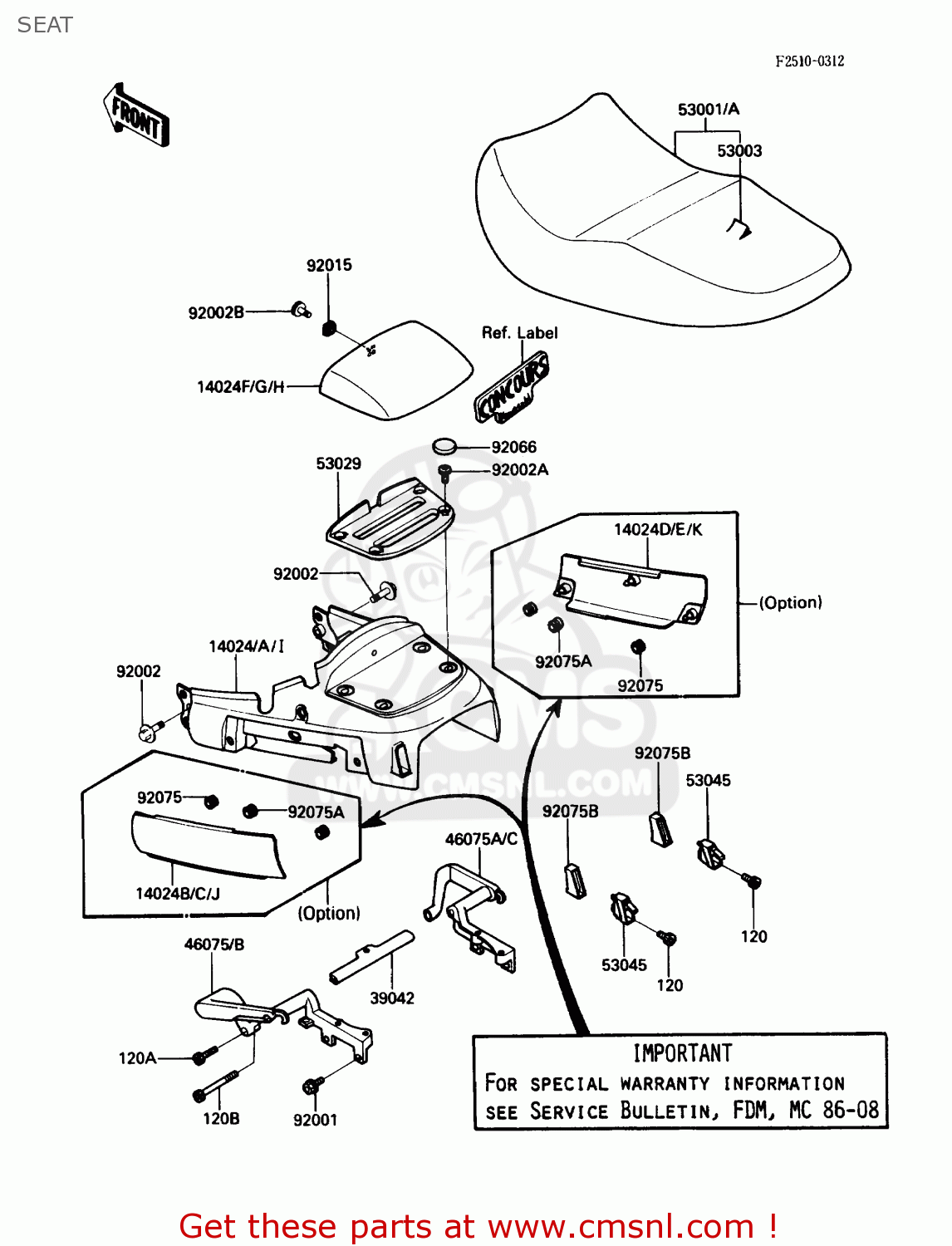 SEAT ZG1000A1 CONCOURS 1986 USA CALIFORNIA CANADA