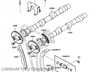 CAMSHAFT(S)/TENSIONER - ZG1000A1 CONCOURS 1986 USA CALIFORNIA CANADA