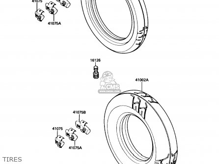 TIRES - ZG1000A1 CONCOURS 1986 USA CALIFORNIA CANADA