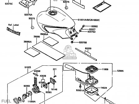 FUEL TANK - ZG1000A1 CONCOURS 1986 USA CALIFORNIA CANADA