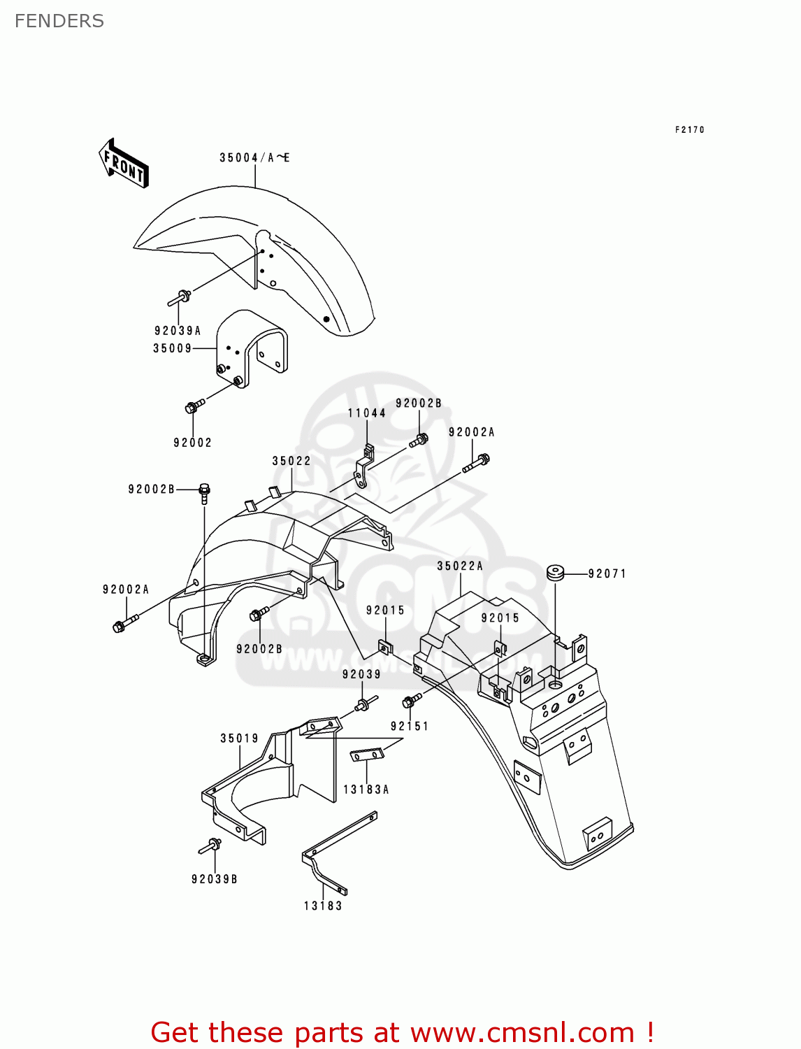 FENDERS ZG1000A10 CONCOURS 1995 USA CALIFORNIA CANADA