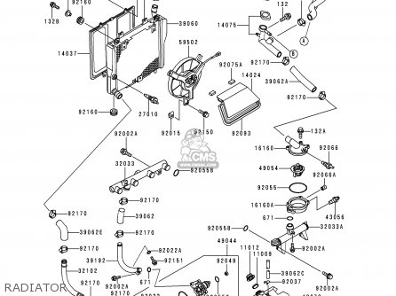 RADIATOR - ZG1000A10 CONCOURS 1995 USA CALIFORNIA CANADA