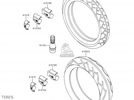 TIRES - ZG1000A10 CONCOURS 1995 USA CALIFORNIA CANADA