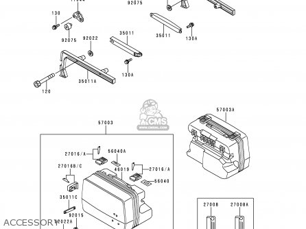 ACCESSORY - ZG1000A10 CONCOURS 1995 USA CALIFORNIA CANADA