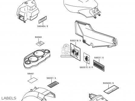 LABELS - ZG1000A11 CONCOURS 1996 CANADA