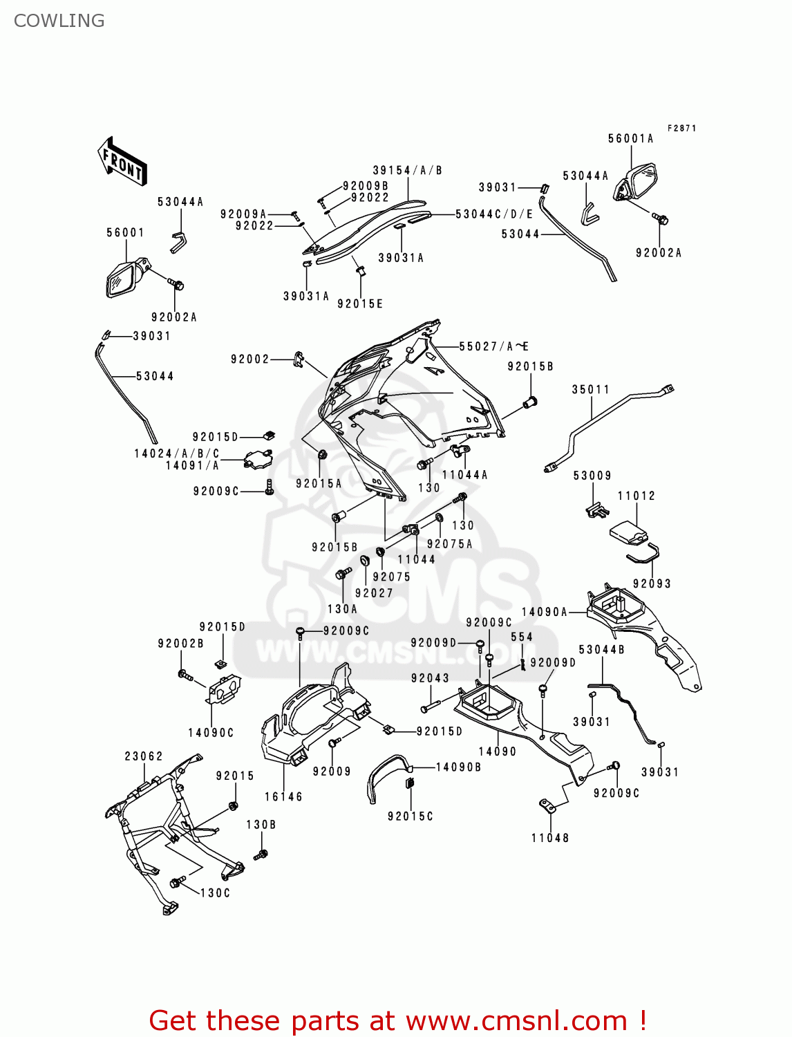 COWLING ZG1000A12 CONCOURS 1997 USA CALIFORNIA CANADA