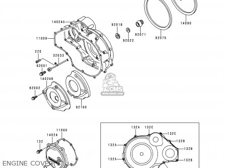 ENGINE COVER(S) - ZG1000A12 CONCOURS 1997 USA CALIFORNIA CANADA